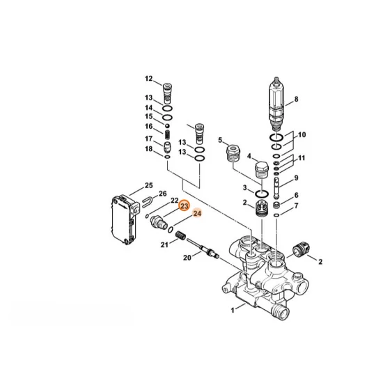 Stihl  Element łączący 4757 510 1600